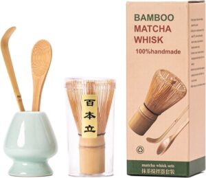 4 Delig Unikke Matcha thee set,Complete set als voor cadeau
